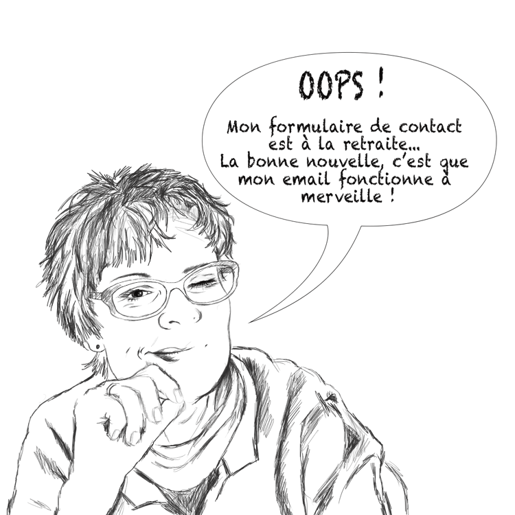 Dessin bulle formulaire à la retraite, contactez-moi par mail Dessin bulle formulaire à la retraite, contactez-moi par mail