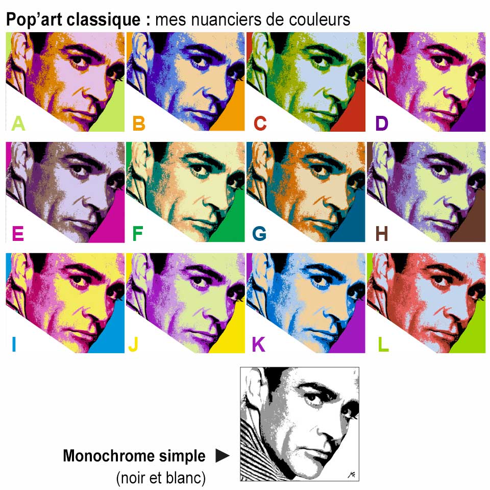 Les nuanciers classiques de Magel'art avec Sean