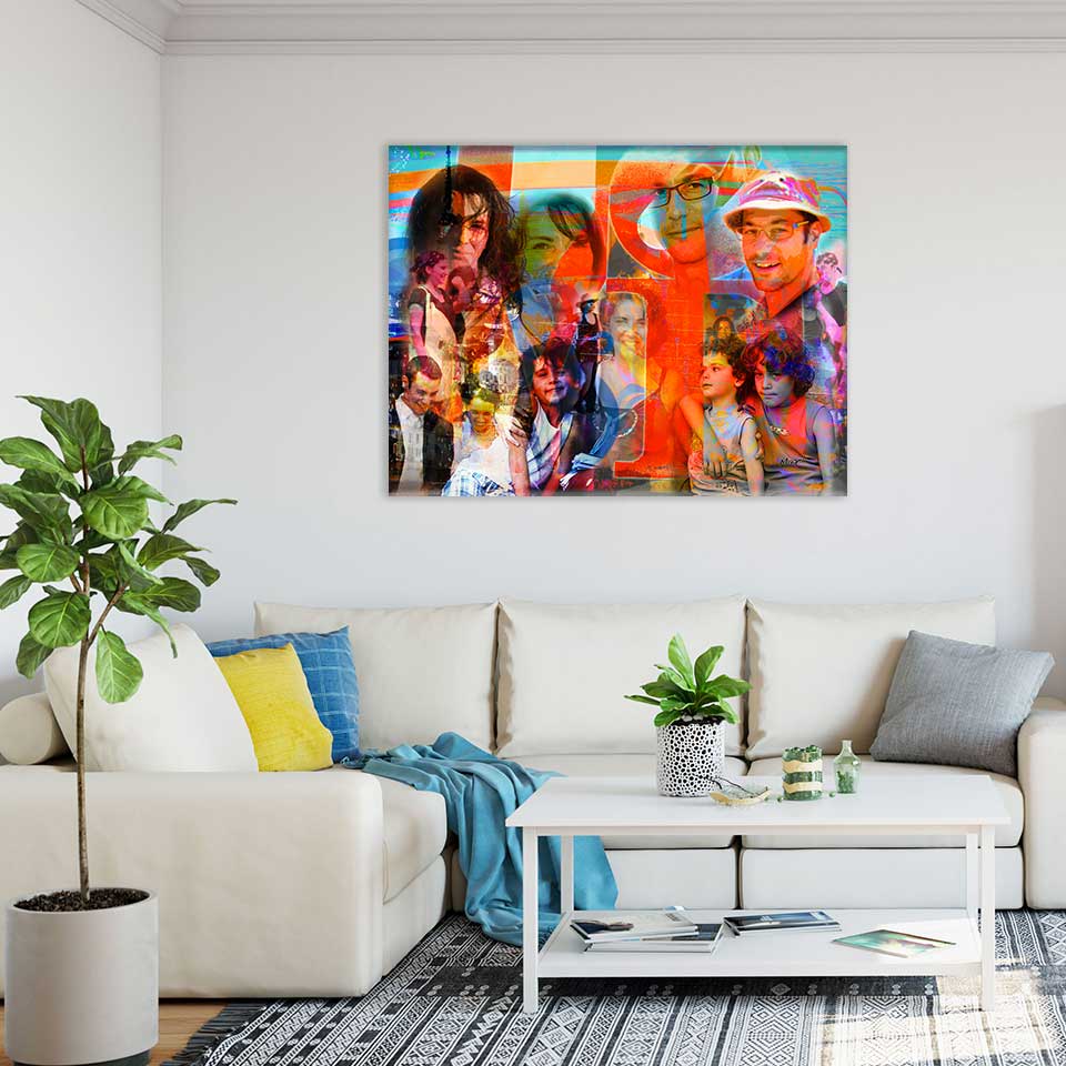 Portrait de famille, souvenirs de voyages